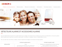 Tablet Screenshot of escip.fr